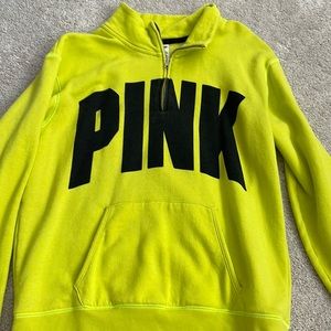 Pink half zip